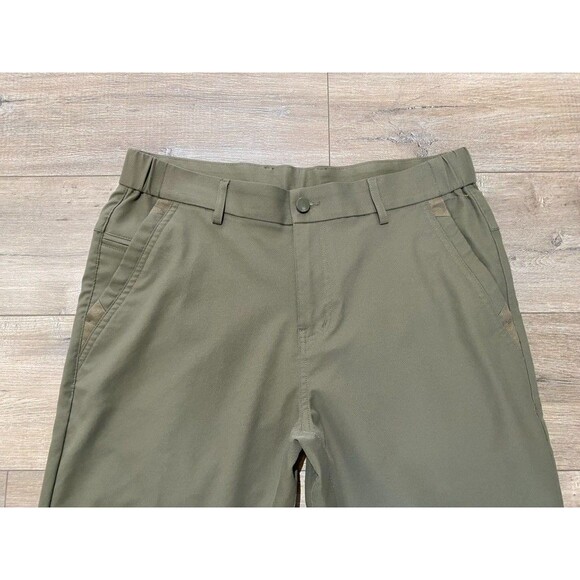 Jack Archer Jetsetter Performance Mens 31X28 Olive Smart Tech Chino Golf Pants - Picture 2 of 8